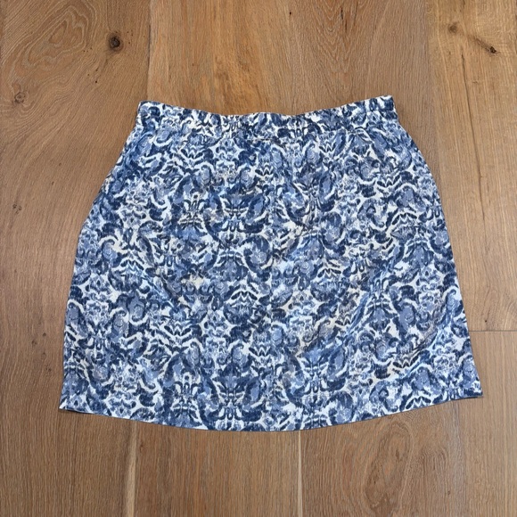 Eddie Bauer Ikat Print Drawstring Skirt w/Pockets | M but runs big | EUC - Picture 2 of 6